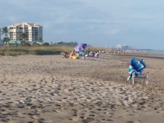 Enjoying a Beach Day at Ocean Village in Hutchinson Island